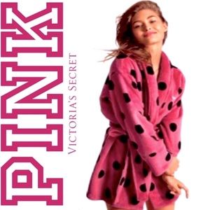 PINK VICTORIA’S SECRET💗Polka Dot Robe